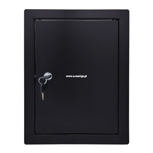 Drzwiczki rewizyjne metalowe CZARNE prostoąt z kluczem-2.png
