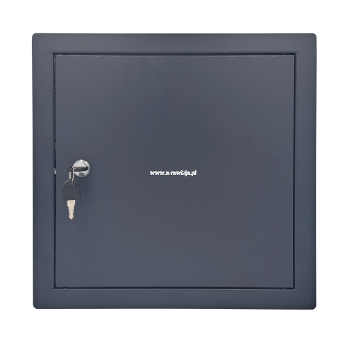 Drzwiczki rewizyjne metalowe grafitowe kwadrat-2.png