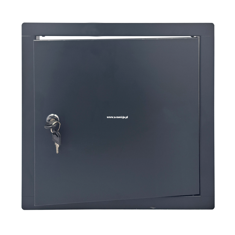 Drzwiczki rewizyjne metalowe grafitowe kwadrat-3.png
