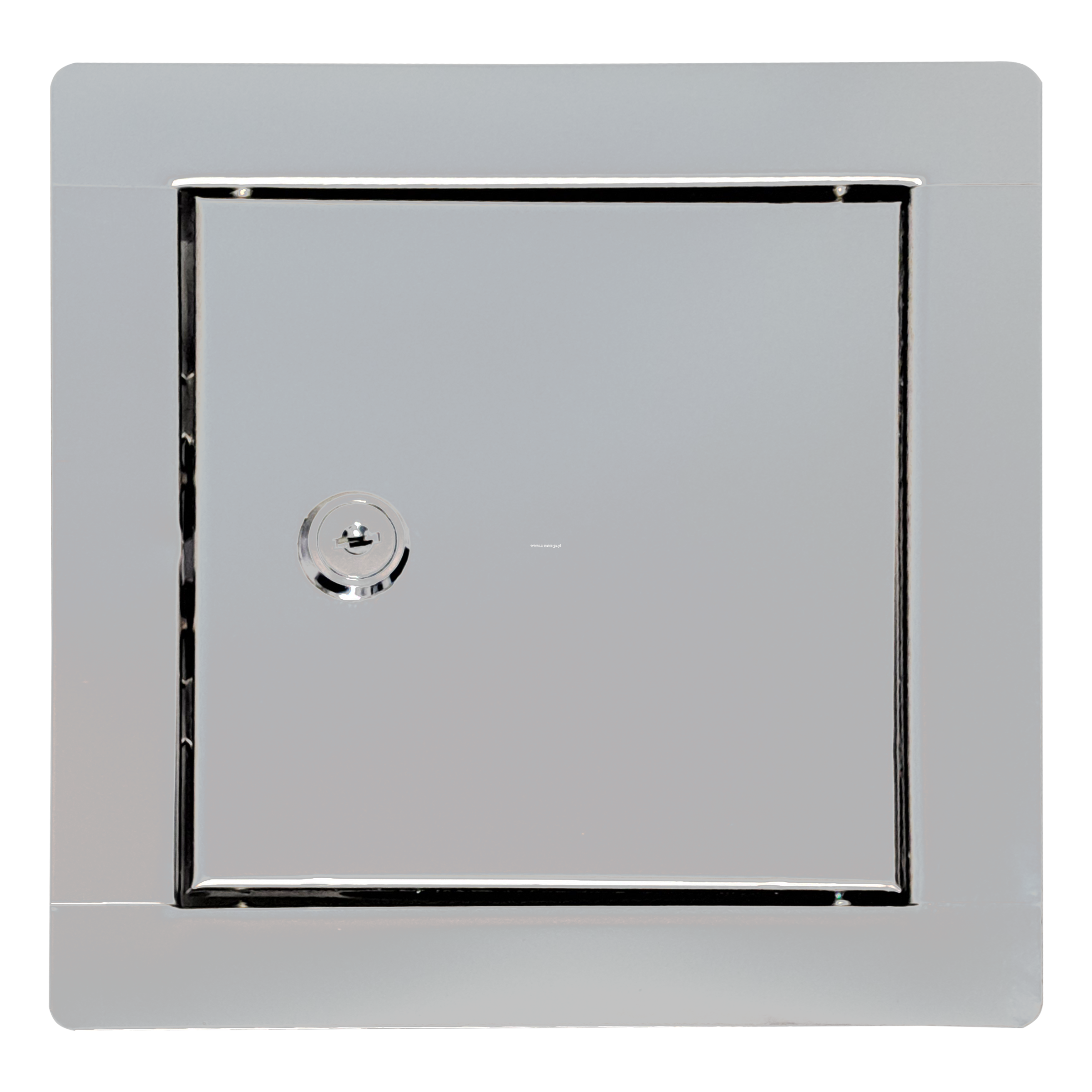 400x400 mm (40x40 cm) Metalowe Drzwiczki Rewizyjne na klucz - STAL NIERDZEWNA 