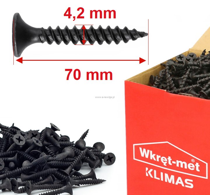 WKRĘTY DO GK - DO DREWNA - DO METALU- KLIMAS-70mm-4,2.png