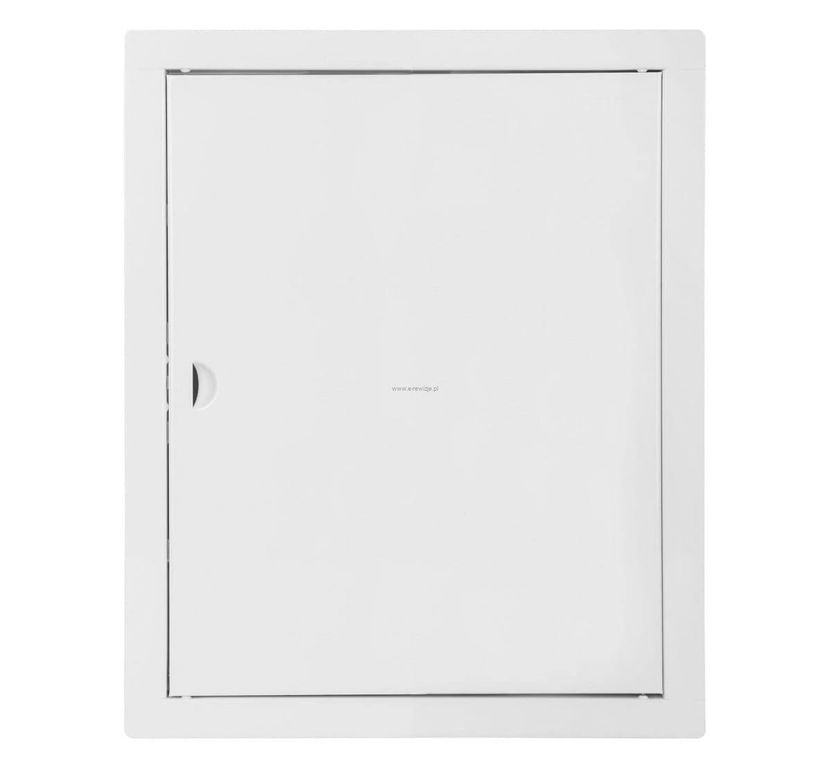250x300 mm (25x30cm) Metalowe Drzwiczki rewizyjne CLASSIC – Białe RAL9016, Zamykane na zatrzask | Idealne do Wnętrz i na zewnątrz!