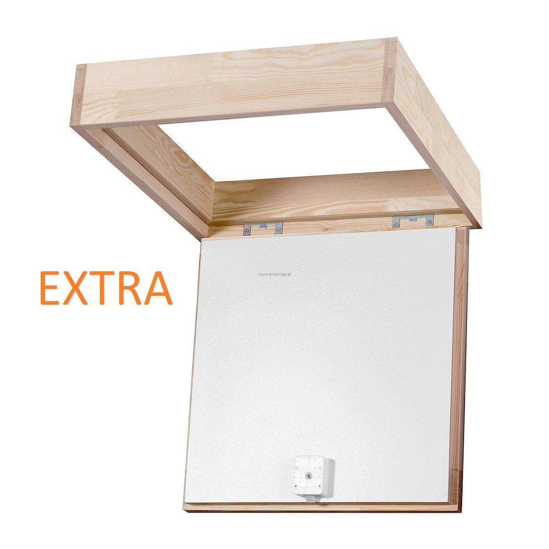 Wyłaz strychowy EXTRA 70x55 cm | Ocieplany Drewniany Właz 46 mm Oman