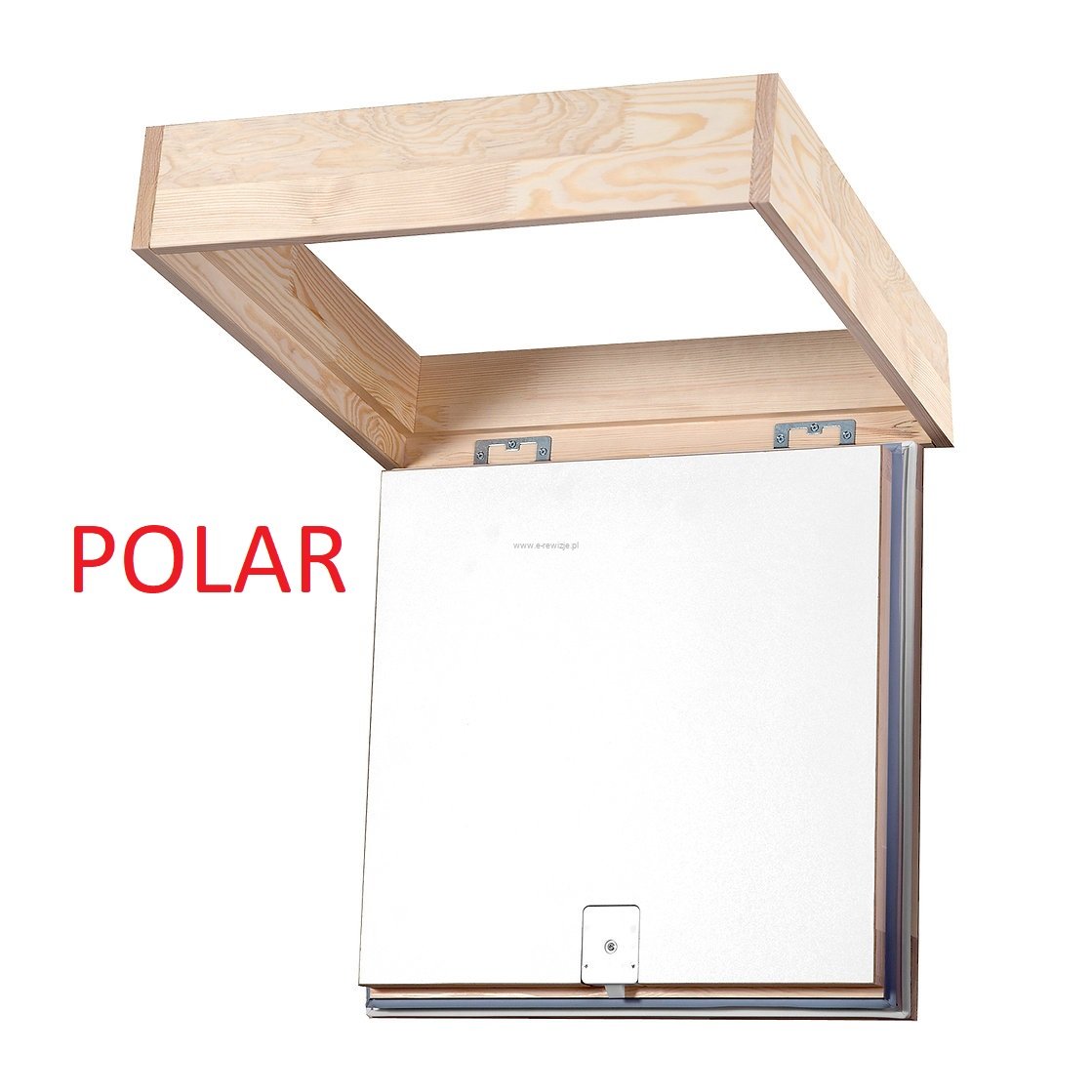 Wyłaz strychowy POLAR 70x50 cm | BARDZO SZCZELNY Drewniany Właz 86 mm Oman