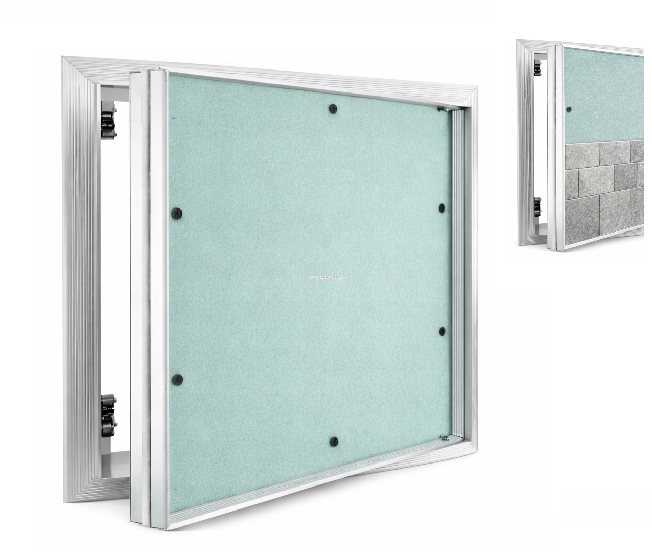 400x600 mm - Drzwiczki rewizyjne pod płytki - Do ściany GK Uchylne - CERAMIKO ALURIV (40x60cm)