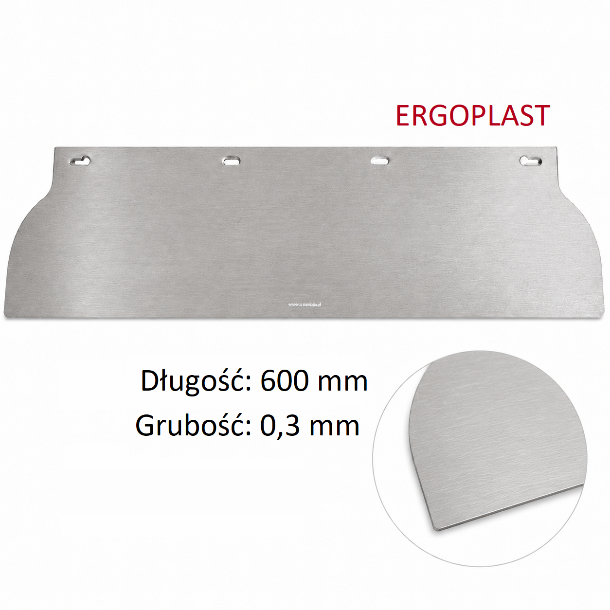 ERGOPLAST Ostrze wymienne 0,3mm x 600 mm | Pióro do gładzi Olejnik