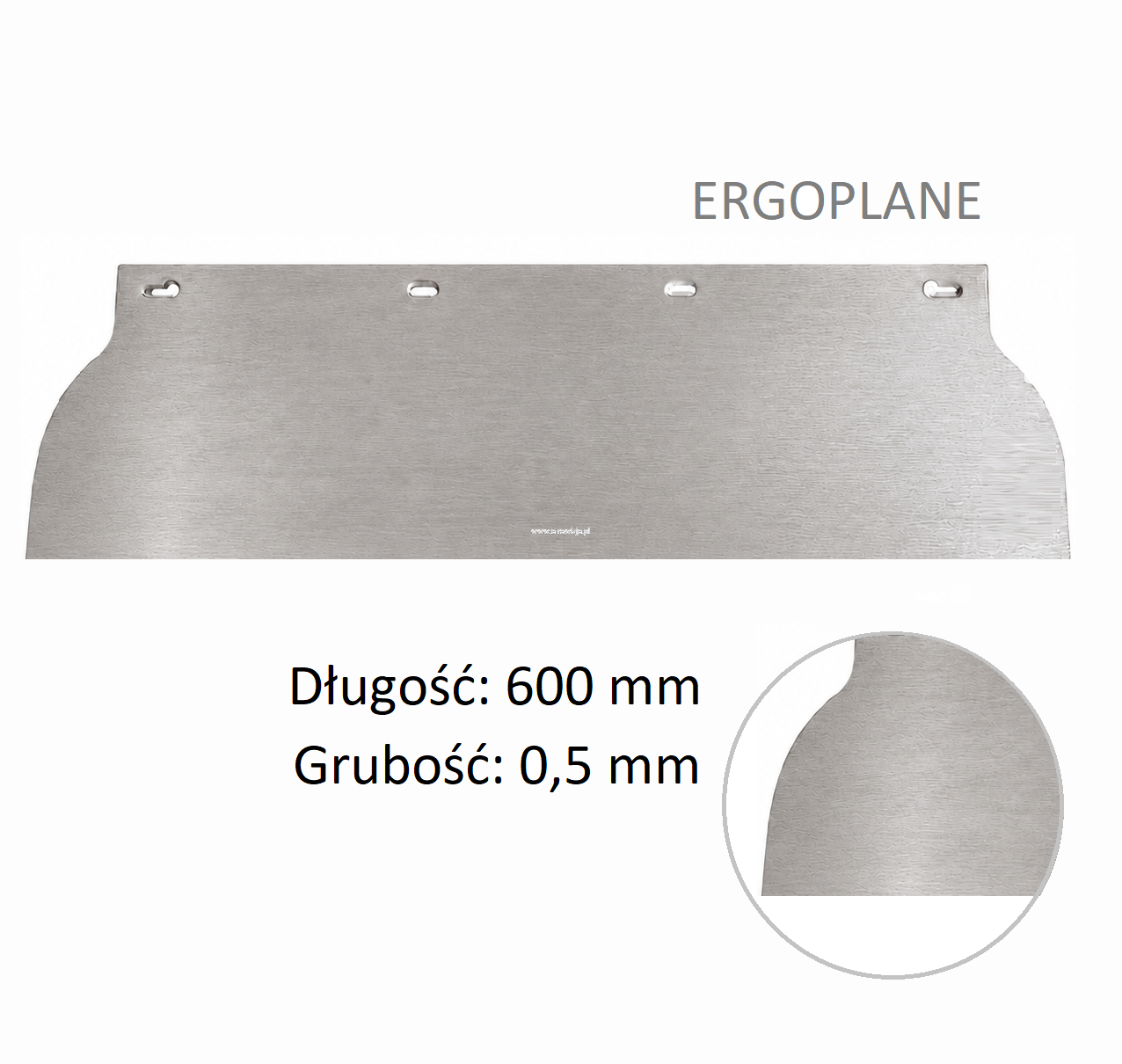 ERGOPLANE Ostrze wymienne 0,5mm x 600 mm | Pióro do tynku Olejnik