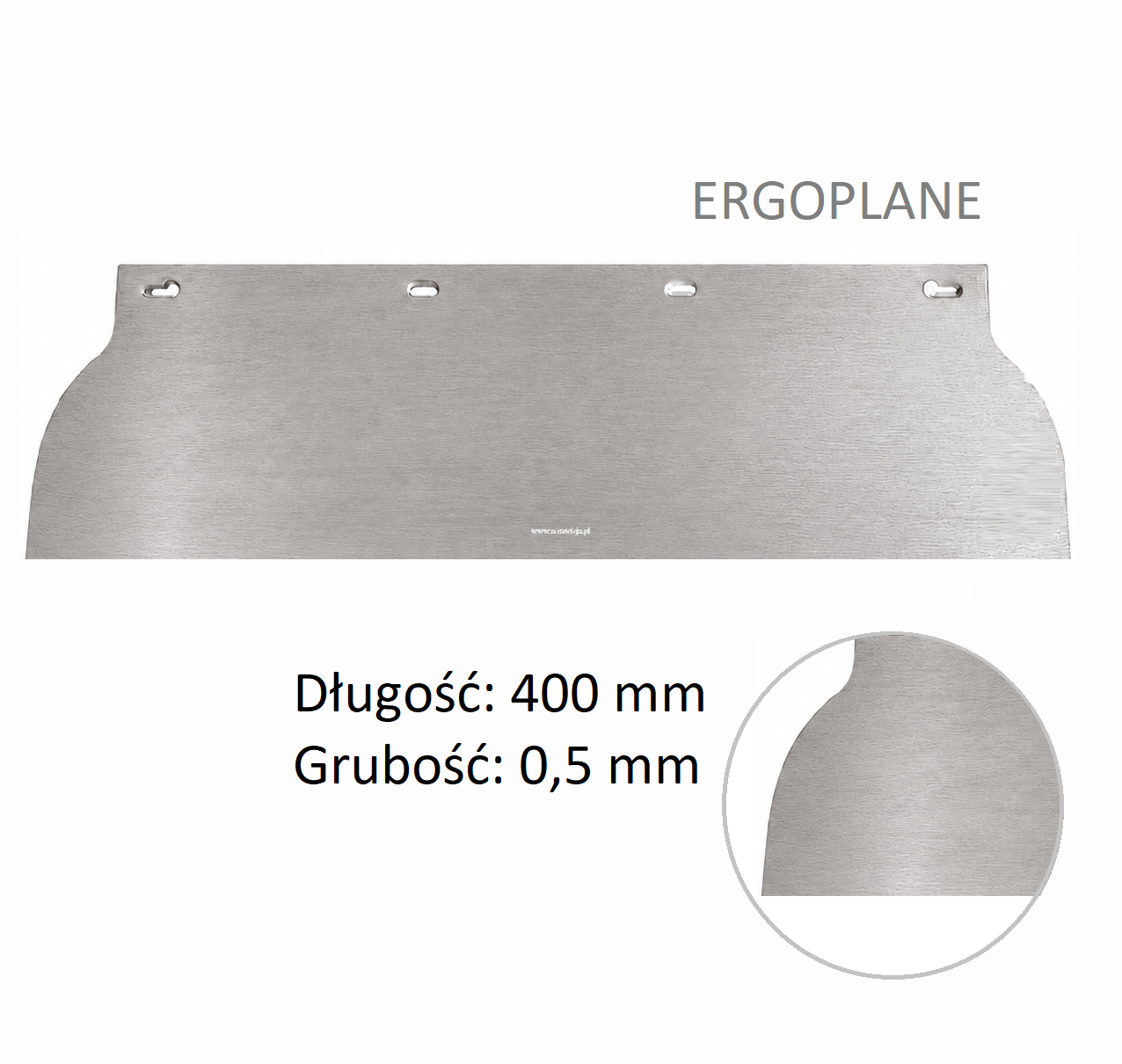 ERGOPLANE Ostrze wymienne 0,5mm x 400 mm | Pióro do tynku Olejnik