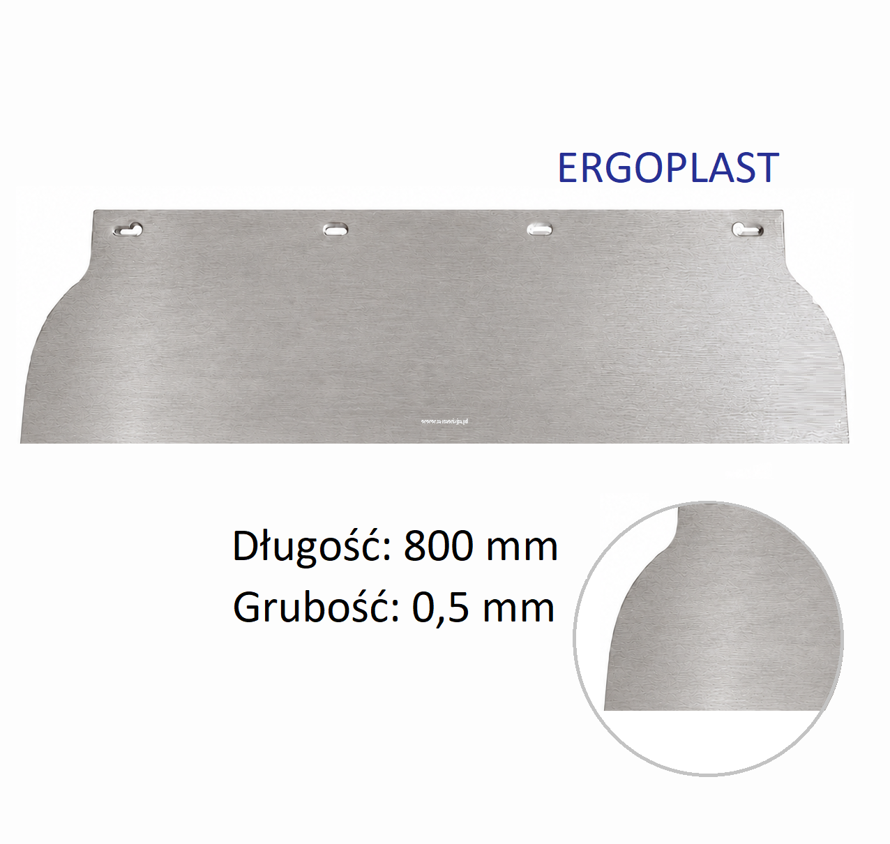 ERGOPLAST Ostrze wymienne 0,5mm x 800 mm | Pióro do tynku Olejnik