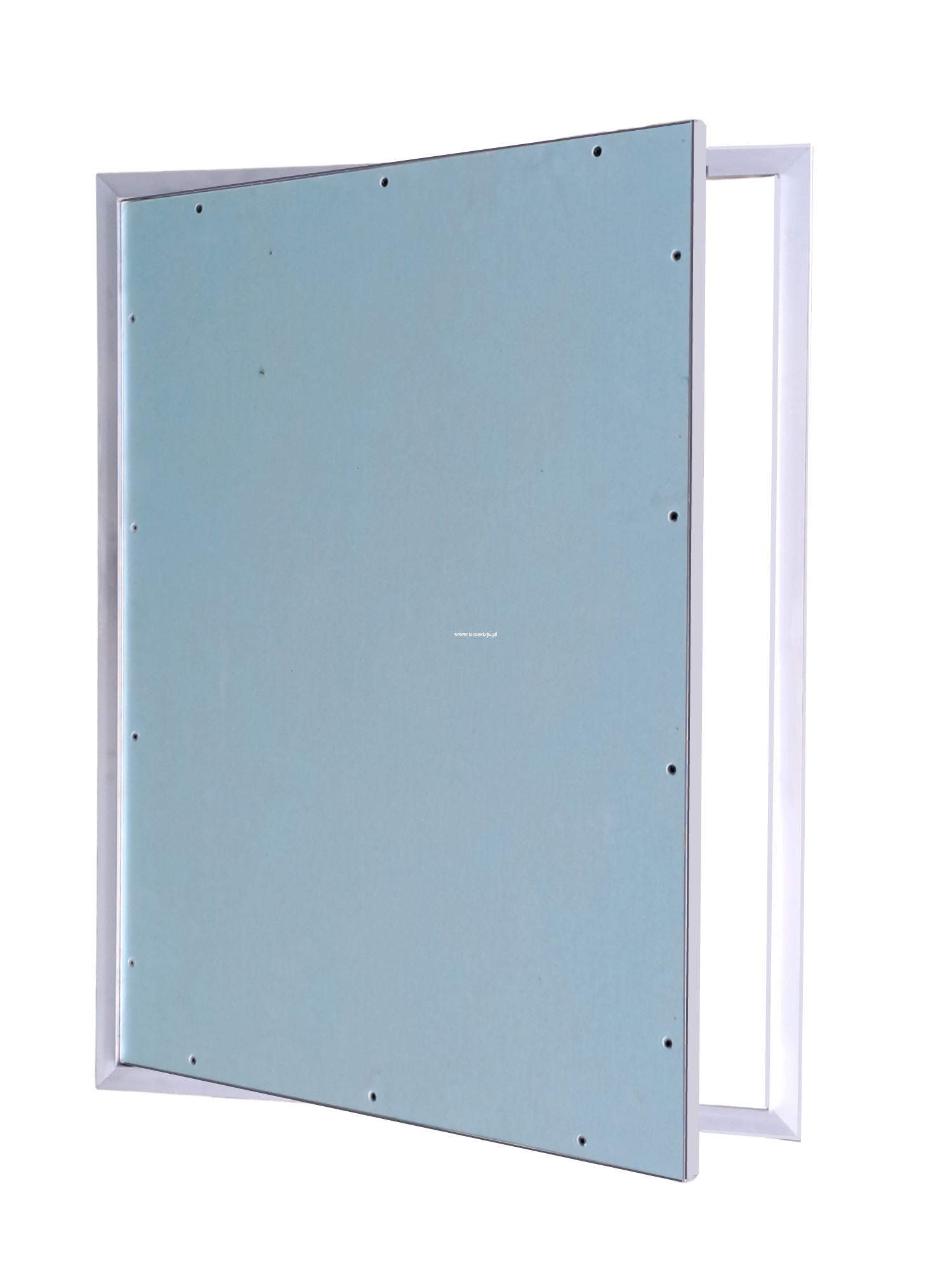 700x500 mm - Drzwiczki rewizyjne do ściany GK Uchylne na Zawiasach Rewizja do malowania - RIVET (70x50cm)