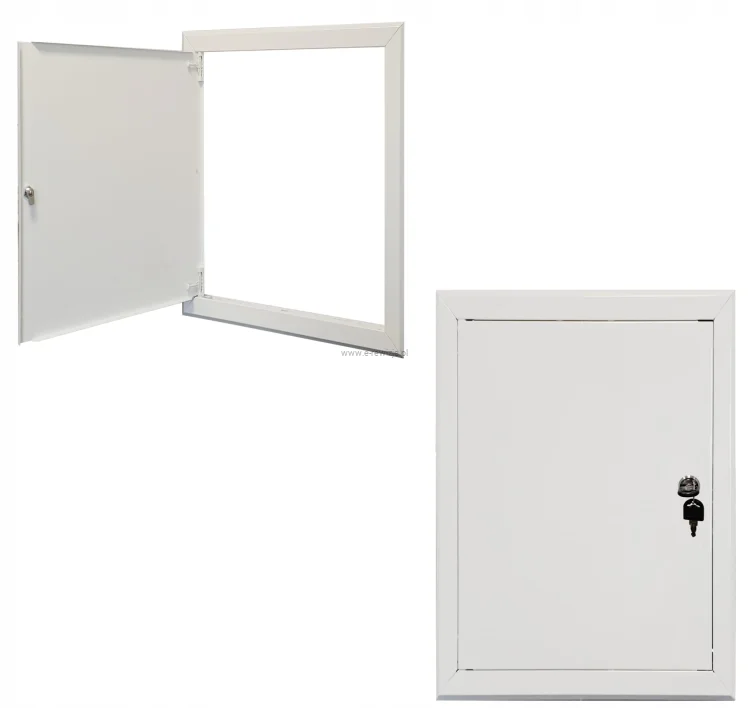 Biale-drzwiczki-metalowe-na-KLUCZ-40x50-cm-400x500-mm-Rewizja-DO-ELEWACJI-Material-metal.jpeg