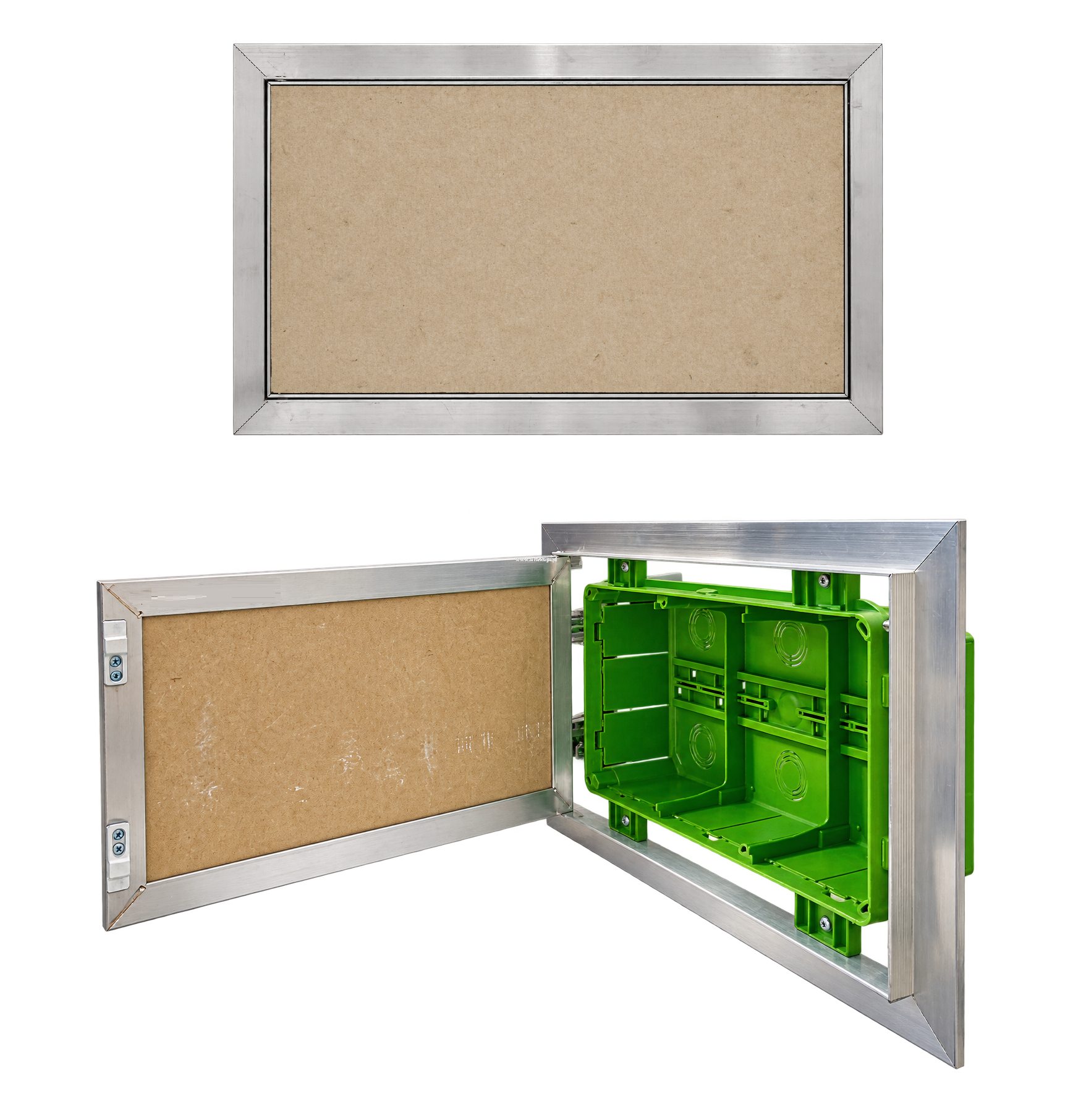 RIVET REVIO VOLT 196x361 mm – drzwiczki rewizyjne z puszką elektryczną do GK
