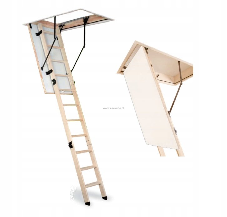 EASY STEP - 120x60 - Schody Strychowe Drewniane - Właz 26 mm