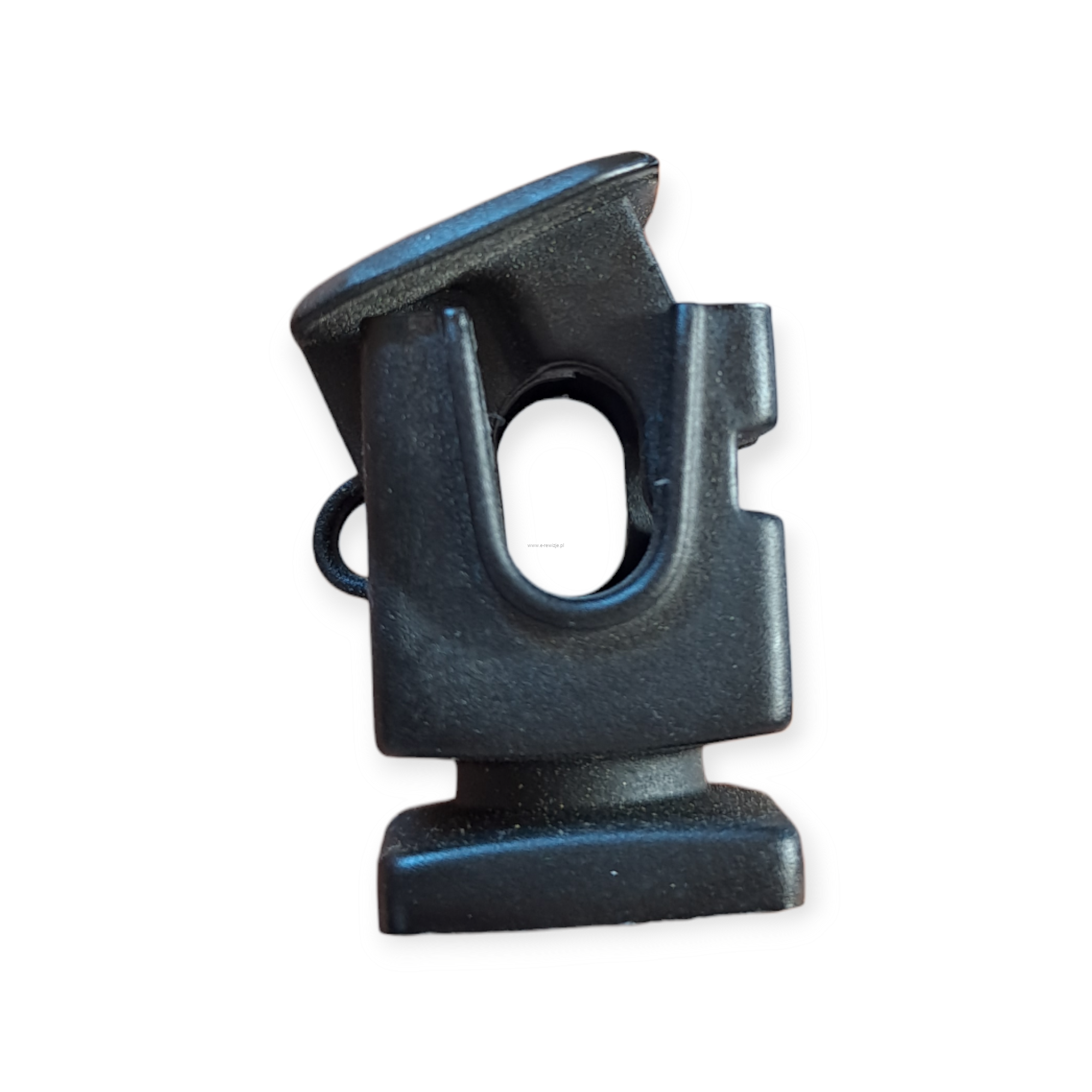 Uchwyt do drutu Wspornik odgromowy - regulowany - NISKI - CZARNY