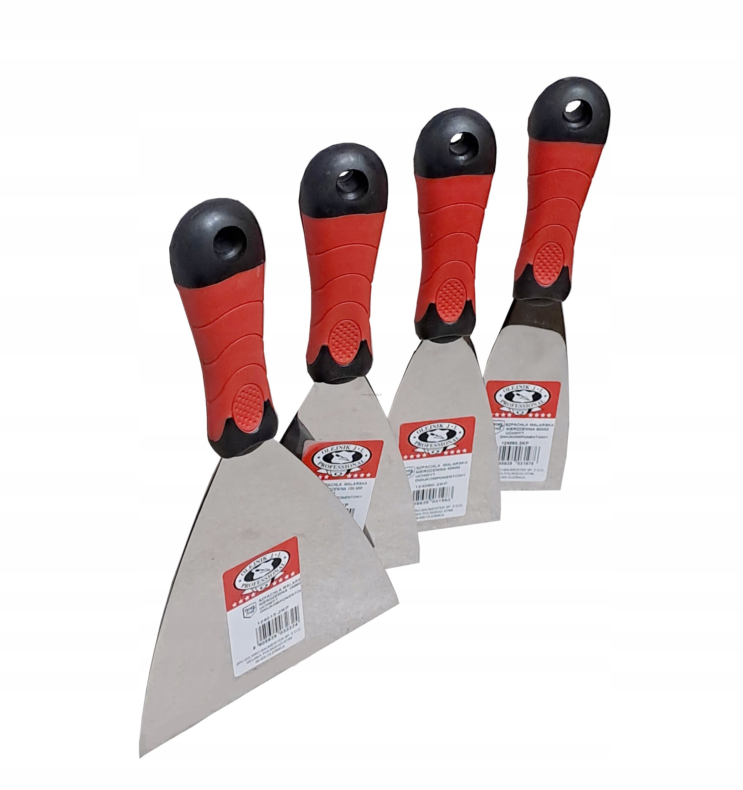 Zestaw szpachelek malarskich 4 x Szpachelka Paca