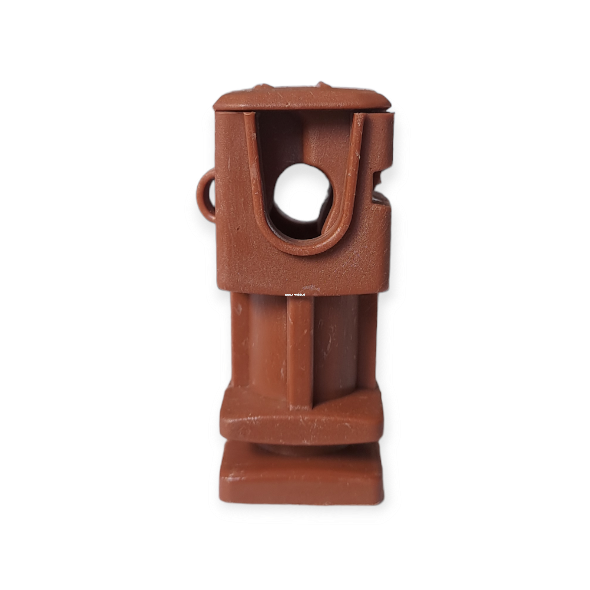 Uchwyt do drutu Wspornik odgromowy - regulowany - WYSOKI- BRĄZOWY