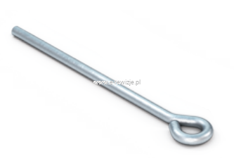 Pręt mocujący z oczkiem Drut GK 50 cm 100 szt. 
