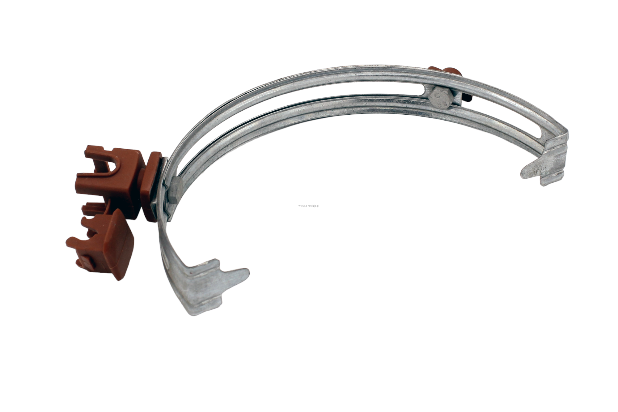 Uchwyt gąsiorowy regulowany BRĄZOWY - NISKI Odgrom