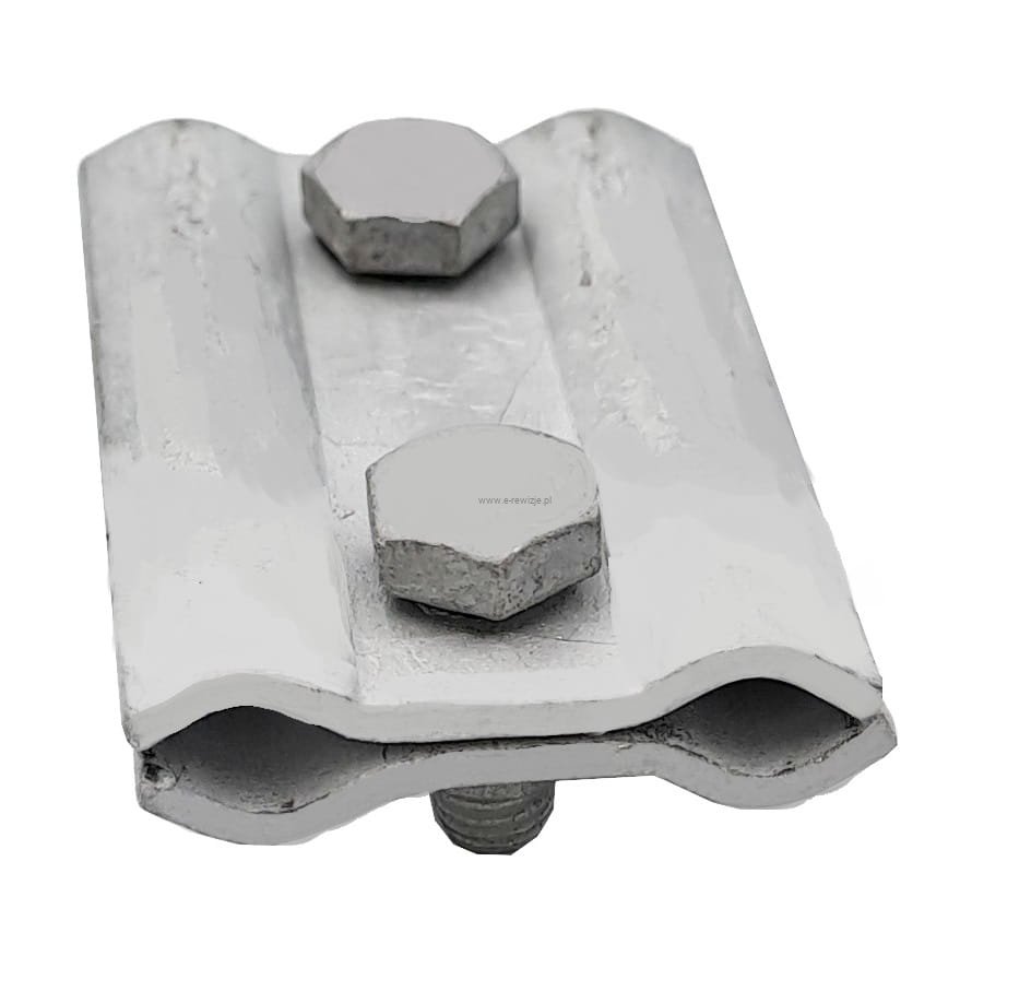 Złącze przelotowe 35/50 do drutu dwuwylotowe- równoległe ocynk odgrom Złączka mostkowa M6