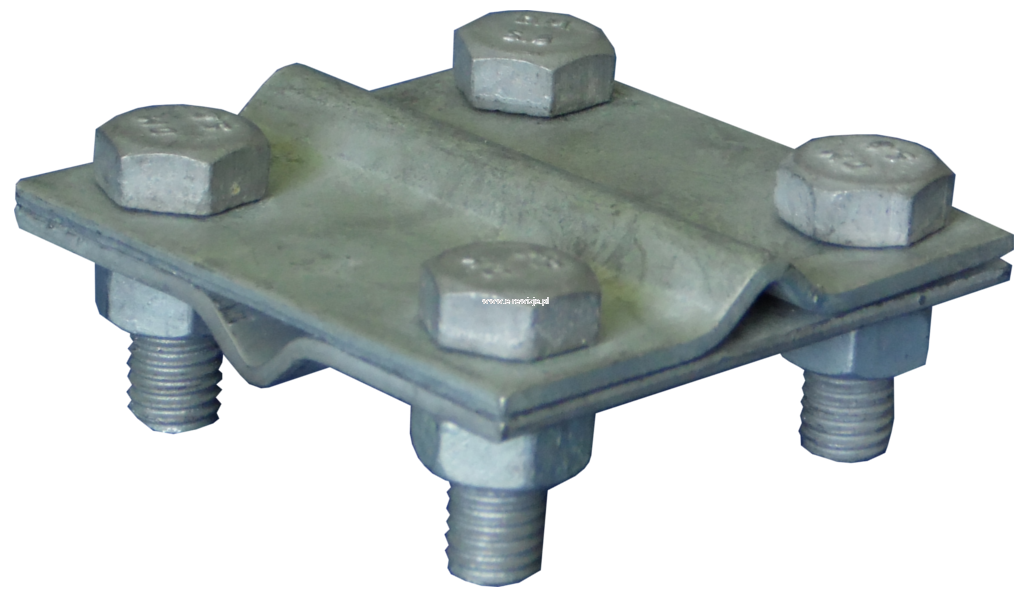 Złącze odgromowe Złączka krzyżowa 4-śrubowa odgałęźna (bednarka 40)