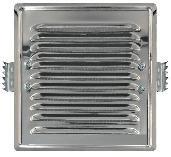 Kratka z łapkami 14X14 STAL NIERDZEWNA wentylacyjna kominowa 