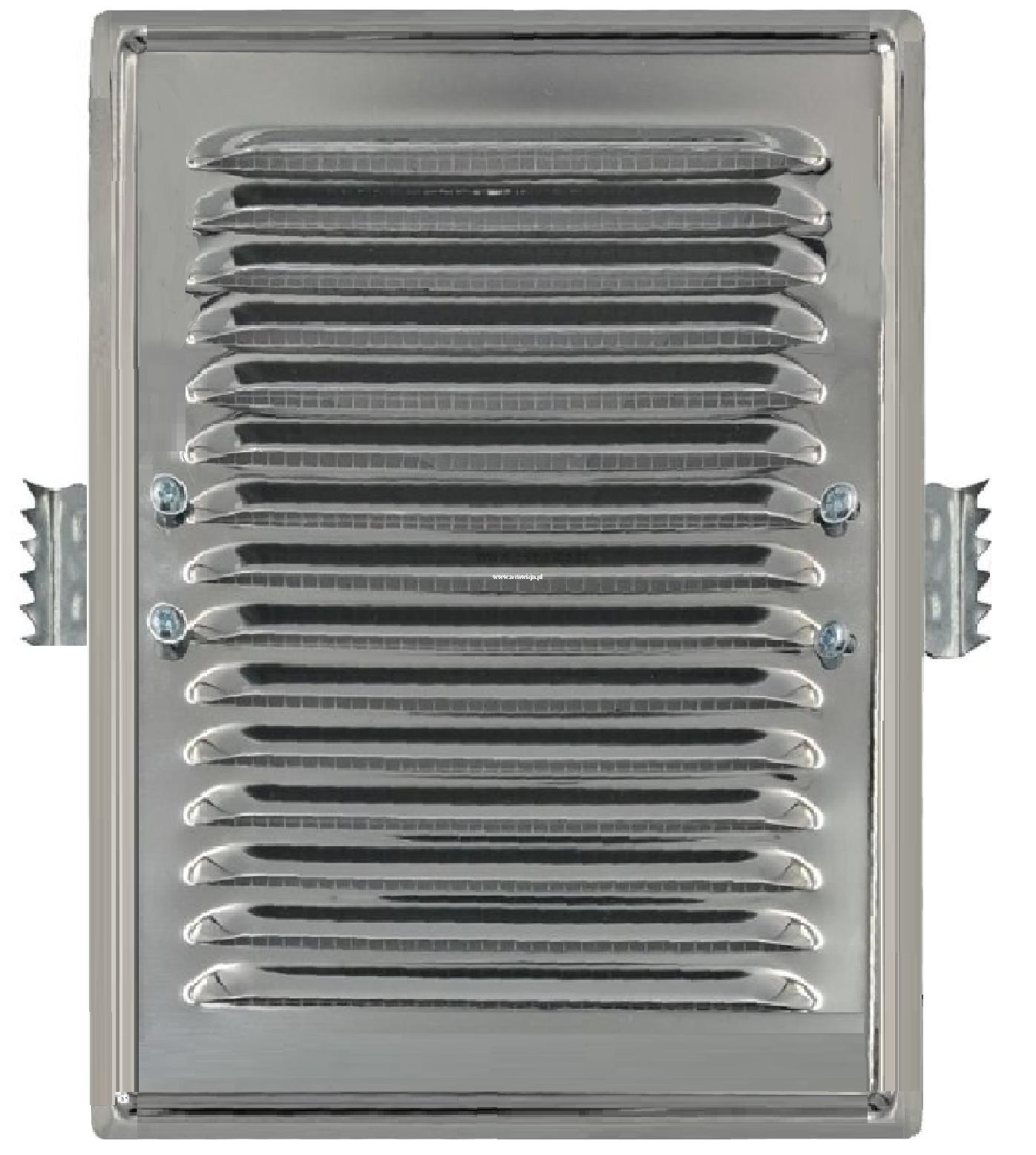 Kratka z łapkami 14X21 STAL NIERDZEWNA INOX wentylacyjna kominowa 