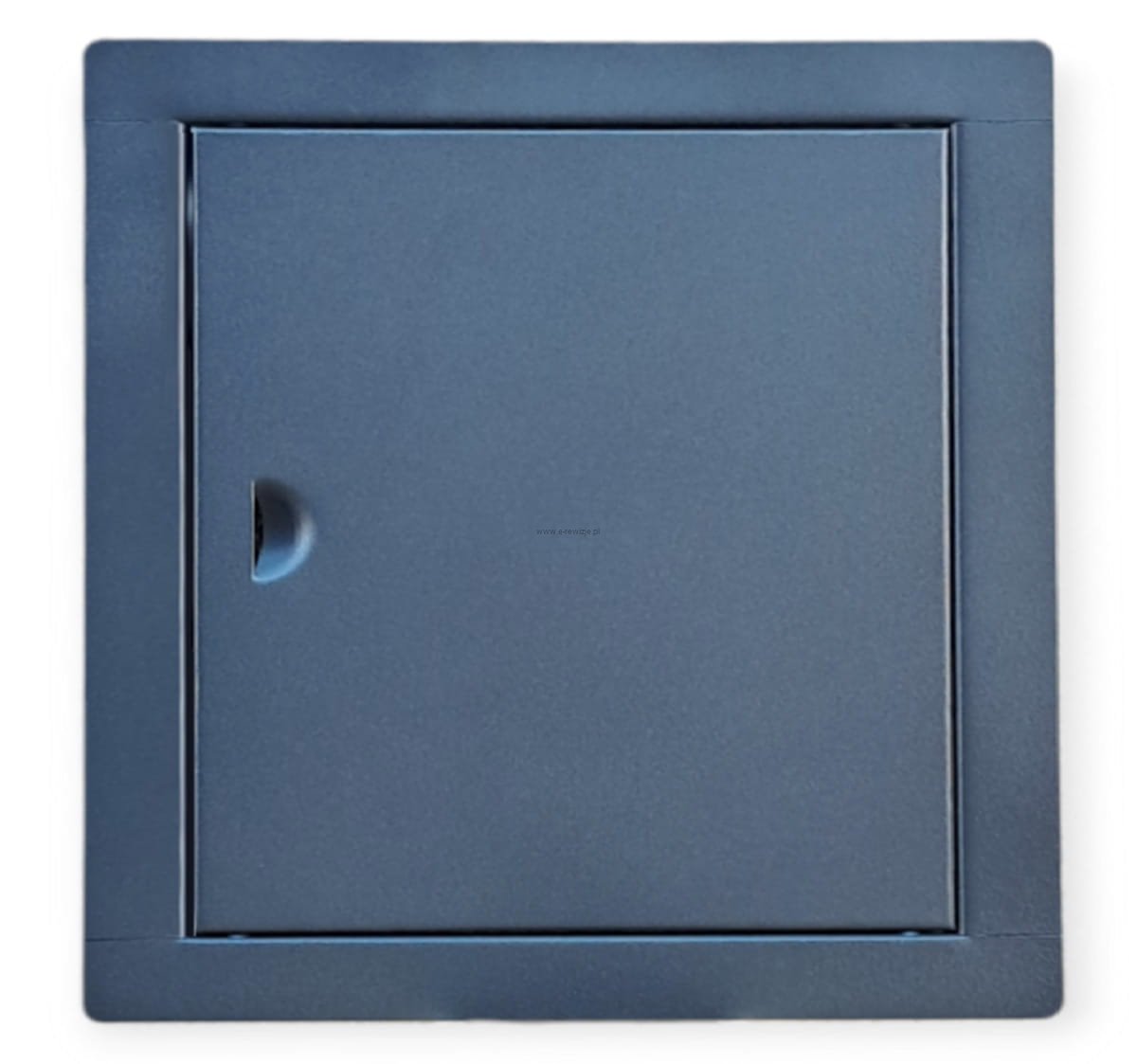 300x300 mm (30x30cm) Metalowe Drzwiczki rewizyjne CLASSIC – Grafitowe RAL7016, Zamykane na zatrzask | Idealne do Wnętrz i na zewnątrz!