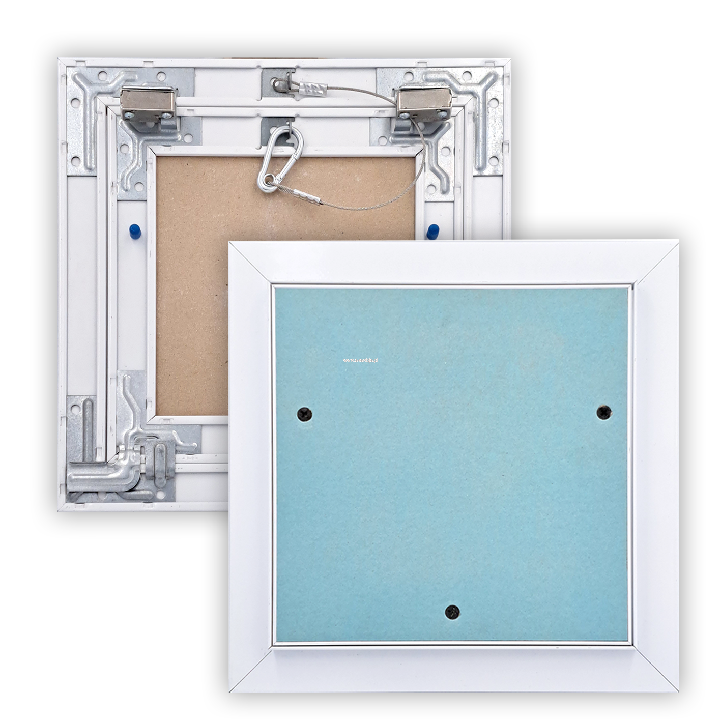 REMO WHITE 400x400 (40x40cm) drzwiczki rewizyjne wyciągane do sufitu gips-karton  